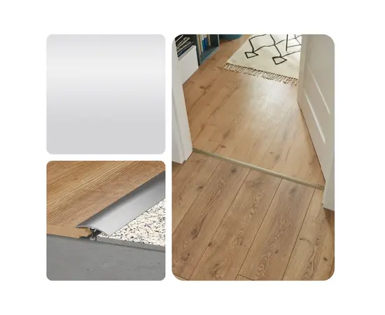 Aluminum threshold Vilo L50 Silver 50/1860 mm