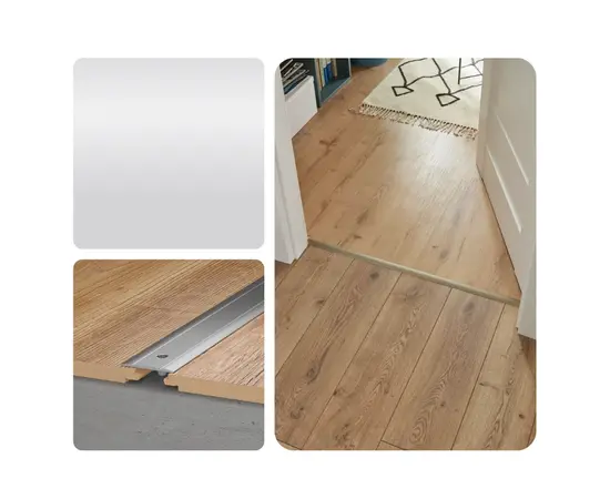 Aluminum threshold Vilo G109 Silver 28/1860 mm