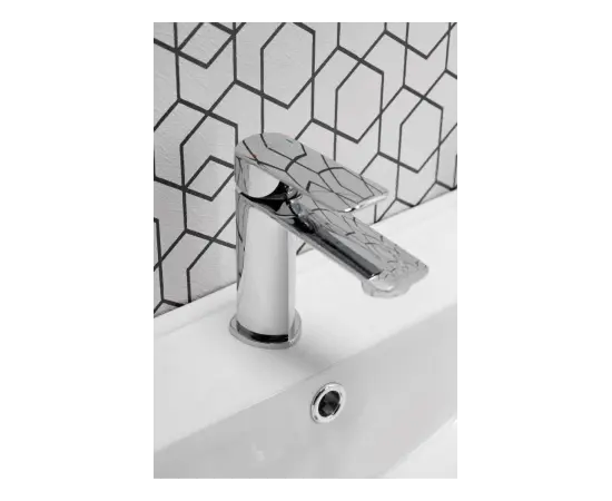 Washbasin faucet KFA Agat chrome with Click-Clack siphon Washbasin faucet KFA Agat chrome with Click-Clack siphon