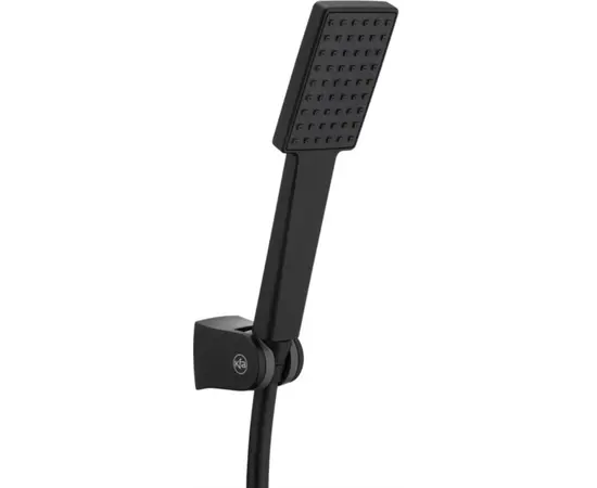 Shower head with holder KFA Logon black