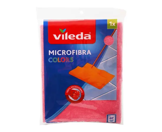 იატაკის გასაწმენდი ტილო Vileda Microfibra colors 40x50 სმ იატაკის გასაწმენდი ტილო Vileda Microfibra colors 40x50 სმ