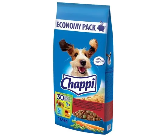 Dog food Chappi beef poultry vegetables 13.5 kg Dog food Chappi beef poultry vegetables 13.5 kg