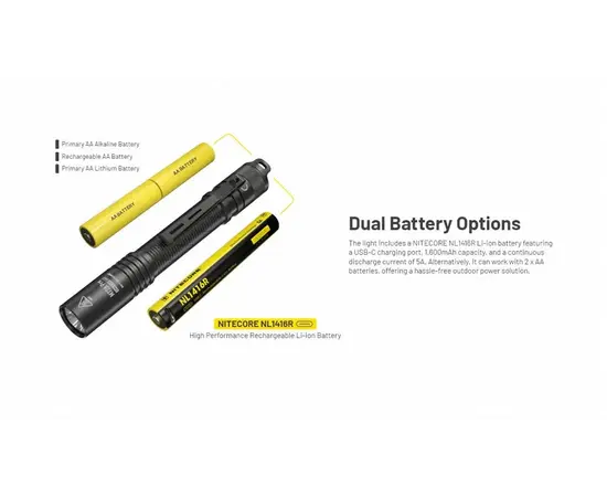 Фонарь Nitecore MT2A Pro 2 AA 1000Lm