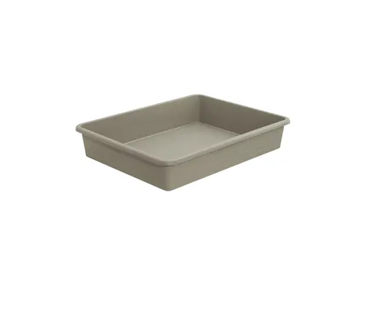Ящик для хранения пластиковый Aleana 33x25,8x6см какао
