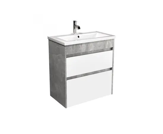 Bathroom furniture with washbasin Polo Loft 60-U grey/white Cosmo 60 cm Bathroom furniture with washbasin Polo Loft 60-U grey/white Cosmo 60 cm