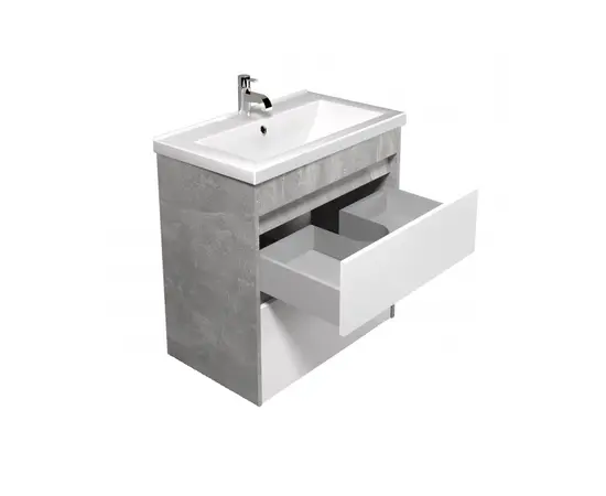 Bathroom furniture with washbasin Polo Loft 60-U grey/white Cosmo 60 cm Bathroom furniture with washbasin Polo Loft 60-U grey/white Cosmo 60 cm
