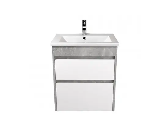 Bathroom furniture with washbasin Polo Loft 60-U grey/white Cosmo 60 cm Bathroom furniture with washbasin Polo Loft 60-U grey/white Cosmo 60 cm