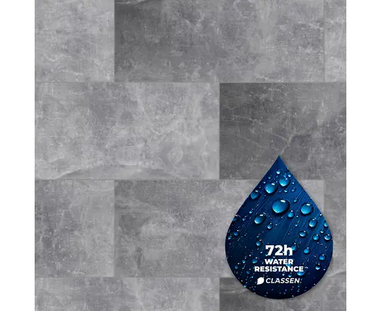 Laminate water resistant Classen Visiogrande Sichtestrich hell Aqua Protect56016 604x280x8 mm AC4/32 Laminate water resistant Classen Visiogrande Sichtestrich hell Aqua Protect56016 604x280x8 mm AC4/32
