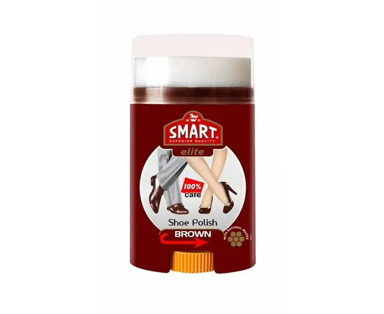 Leather polishing cream Smart Elite 60ml brown