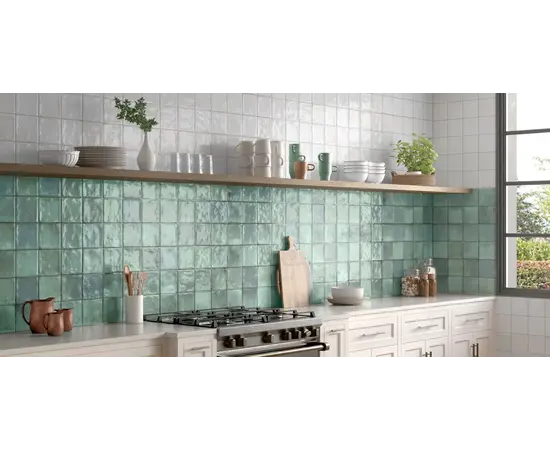 Tile Super Ceramica Murano Verde 300x600 mm