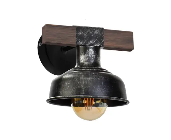 Wall lamp Milagro FARO MLP6241 1 E27 black wood Wall lamp Milagro FARO MLP6241 1 E27 black wood