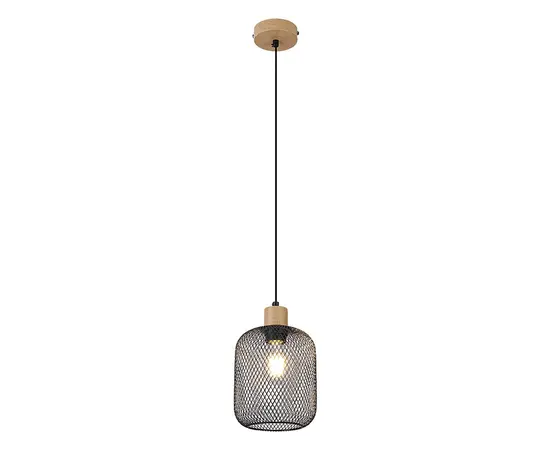 საკიდი Rabalux 3131 Grendel 1 E27 60 შავი ლითონი