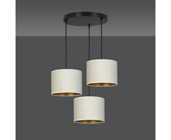 Подвес EMIBIG 1052/3PR 3 HILDE черный белый