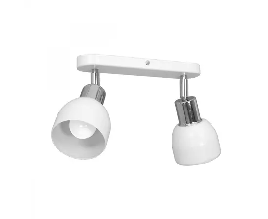 სპოტი LUMINEX 2 Fresno თეთრი ქრომი 3210 E27 2x MAX 60W სპოტი LUMINEX 2 Fresno თეთრი ქრომი 3210 E27 2x MAX 60W