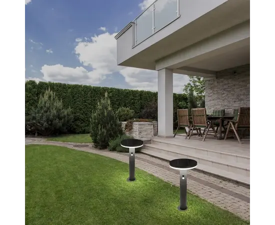 სანათი მზის ელემენტებზე და მოძრაობის სენსორით Rabalux Alaska LED 10W 4000K IP44 77018 სანათი მზის ელემენტებზე და მოძრაობის სენსორით Rabalux Alaska LED 10W 4000K IP44 77018