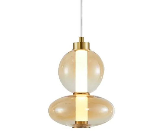 Подвес Milagro ML0345 DAPHNE LED 12W 3000K янтарь