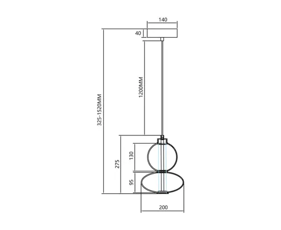 Подвес Milagro ML0345 DAPHNE LED 12W 3000K янтарь