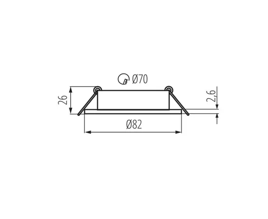 სანათი წერტილოვანი Kanlux DALLA CT-DTO50-B 22432 Gx5.3 1x MAX 50W სანათი წერტილოვანი Kanlux DALLA CT-DTO50-B 22432 Gx5.3 1x MAX 50W