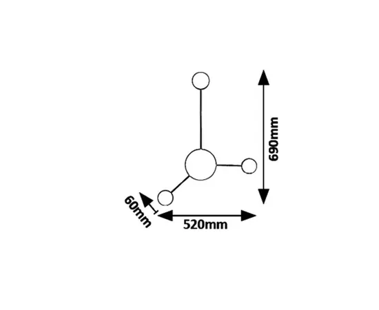 სანათი ჭერის Rabalux Amadeo 6259 LED 10W სანათი ჭერის Rabalux Amadeo 6259 LED 10W