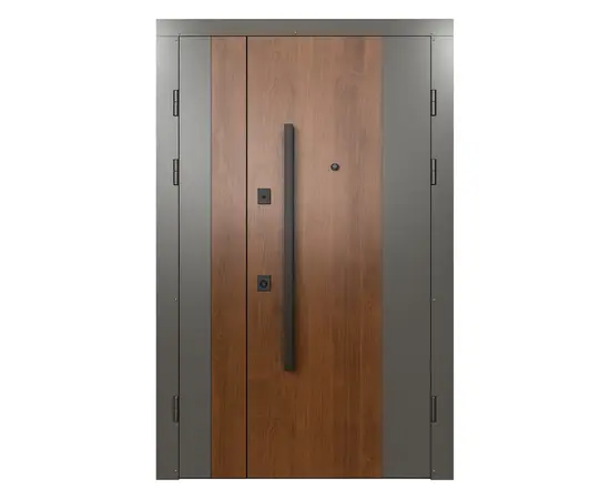 ლითონის კარი გარე გაღება SL15 Right 1200x2200mm 1.5/1.0mm MDF 10/10mm