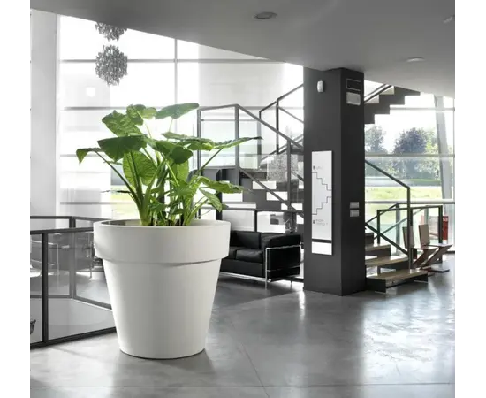 ქოთანი პლასტმასის EDA Plastiques POT TOSCANE 98,5 X 79,5სმ 356ლ ქოთანი პლასტმასის EDA Plastiques POT TOSCANE 98,5 X 79,5სმ 356ლ