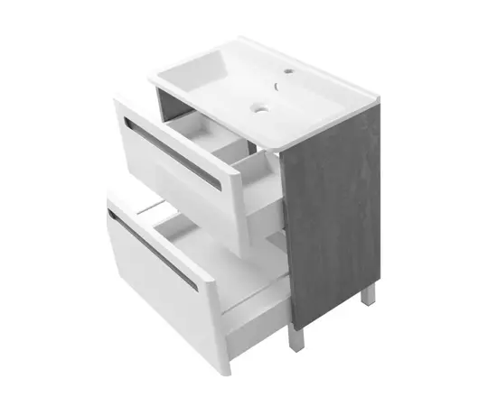 Bathroom vanity with washbasin Sanservice Kantri-70/lulia 70 cm