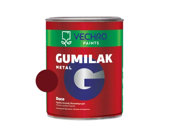 Oil paint for metal Vechro Gumilak metal No 617 burgundy glossy 750 ml