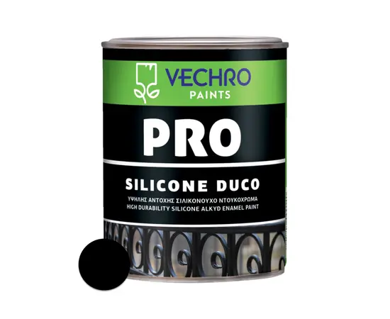 Oil paint Vechro Pro Silicone Duco Satin 750 ml black