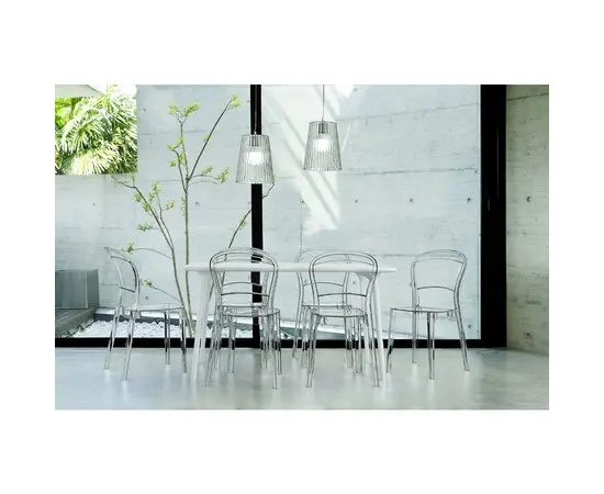 სკამი გამჭვირვალე Bocchi 87x46x46 სმ