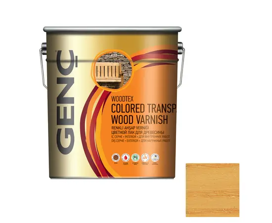 Varnish wood protection color Genc LT-0010 natural 0.75 l