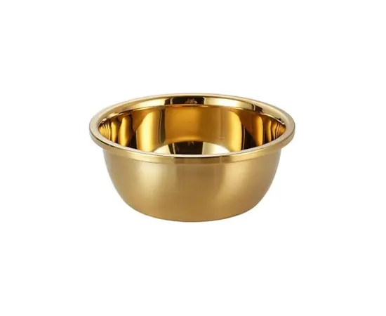 მეტალის ოქროსფერი ჯამი IR-282 38 სმ