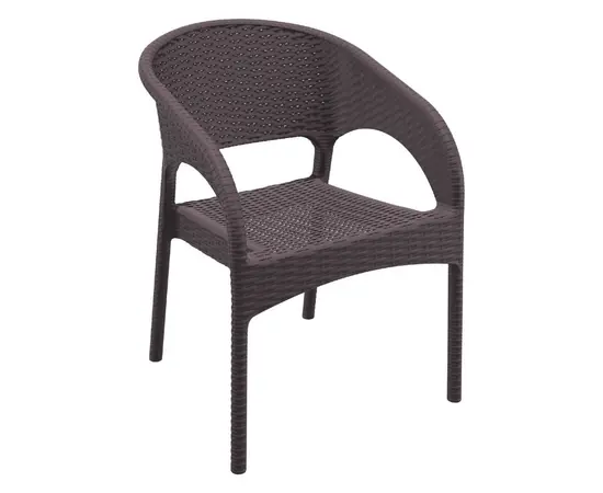 Armchair brown Panama 80x64x58 cm Armchair brown Panama 80x64x58 cm