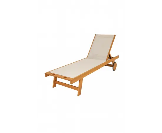 ხის შეზლონგი Wooden lounger Cairo186x61x32 სმ ხის შეზლონგი Wooden lounger Cairo186x61x32 სმ