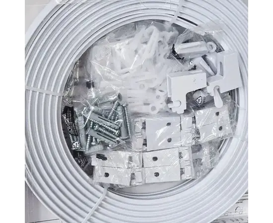 Curtain rod white 500cm