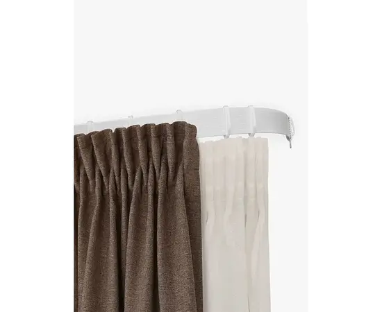 Curtain rod white 500cm