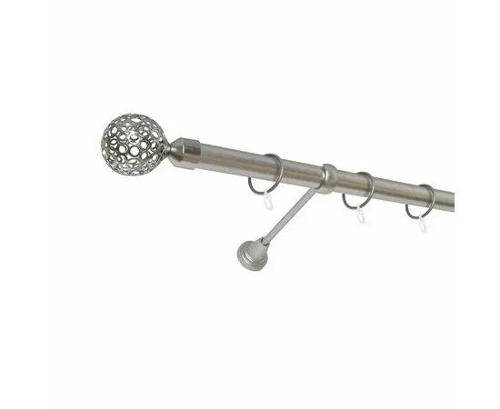 Metal curtain rod Delfa Lacio СК-29202/240/1Р 240 cm
