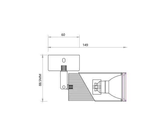 სპოტი Milagro ML0280 NEO 1 GU10 შავი