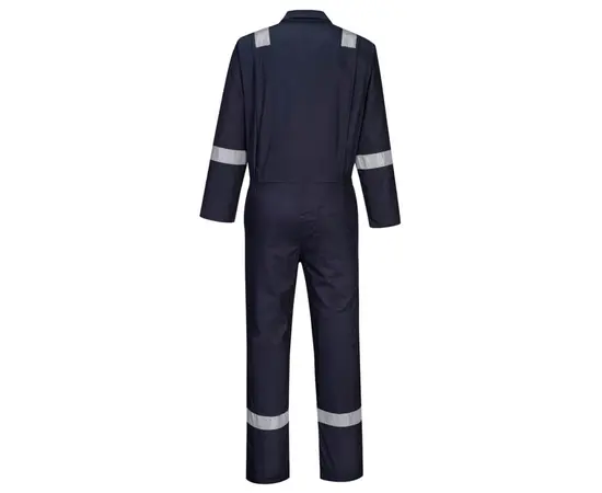 Work overalls with reflectors PORTWEST blue C814NAR 3XL