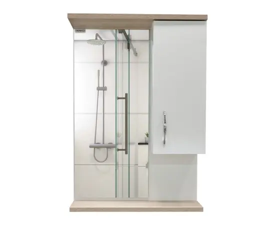 Шкафчик с зеркалом Denko Akyazi 55 White Sonomo 55x75 cм Шкафчик с зеркалом Denko Akyazi 55 White Sonomo 55x75 cм