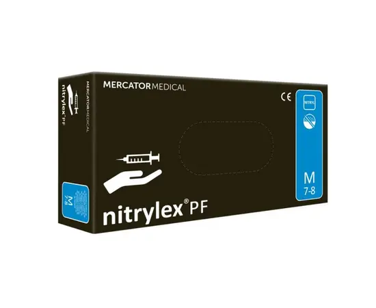 Nitrile gloves without powder nitrylex black Mercator M