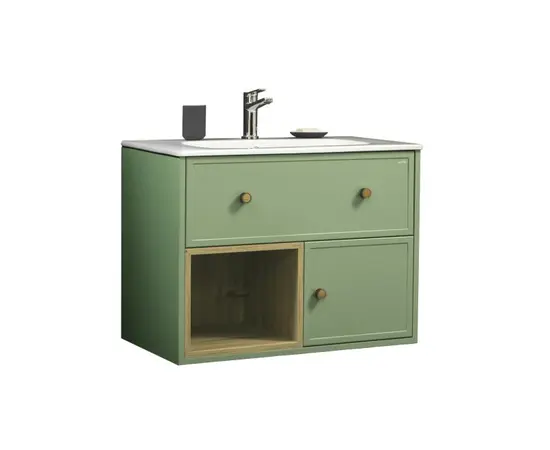 Bathroom furniture with washbasin MARTAT Valeria 80 Green 80 cm Bathroom furniture with washbasin MARTAT Valeria 80 Green 80 cm