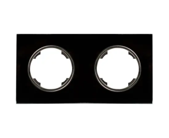 Рамка-стекло DPM Soul SEU1002GB 2 местная черная Рамка-стекло DPM Soul SEU1002GB 2 местная черная