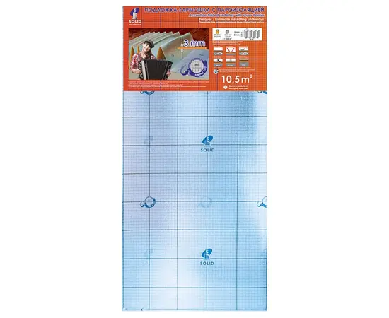 ქვესაგები ლამინატისთვის Solid 1000x500x3 მმ. ქვესაგები ლამინატისთვის Solid 1000x500x3 მმ.