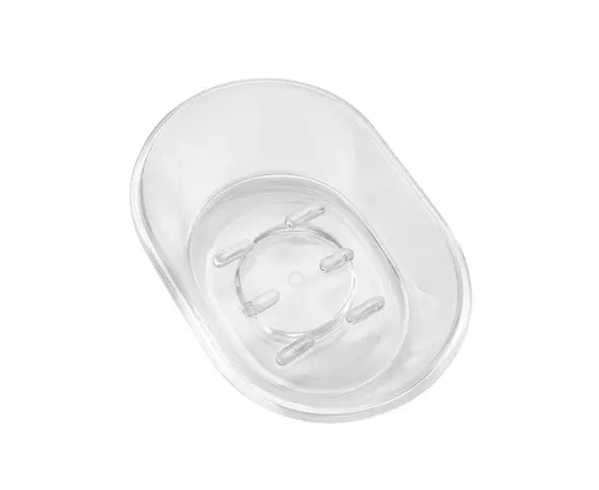 Мыльница 13 см прозрачная