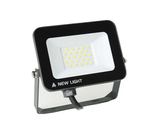 პროჟექტორი LED New Light 20W 6500K 1700Lm SMD E024E Dark Grey პროჟექტორი LED New Light 20W 6500K 1700Lm SMD E024E Dark Grey