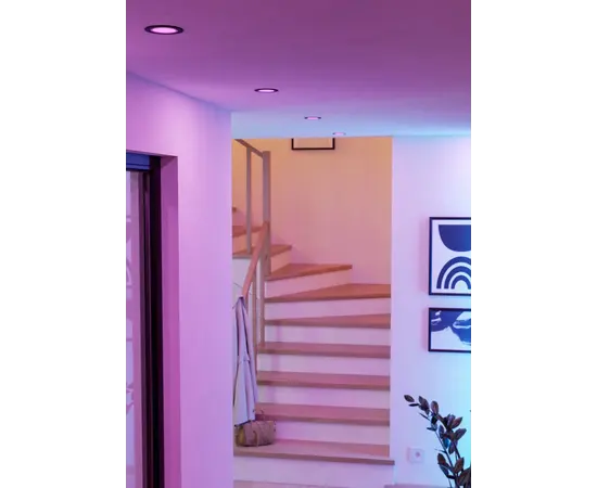 შეკიდული ჭერის სანათი Eglo 900764 CAROSSO RGB შავი