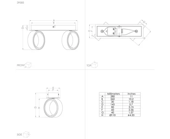 Бра Eglo 39585 LED ALBARIZA Бра Eglo 39585 LED ALBARIZA