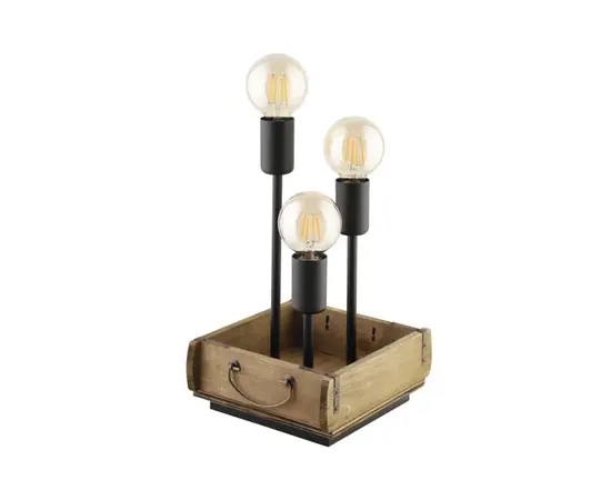 Лампа настольная EGLO 43594 WOOTTON 3 Е27 Лампа настольная EGLO 43594 WOOTTON 3 Е27