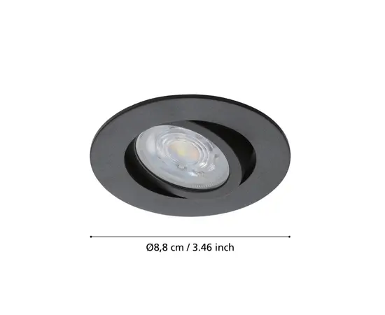 შეკიდული ჭერის სანათი Eglo 99669 SALICETO RGB შავი