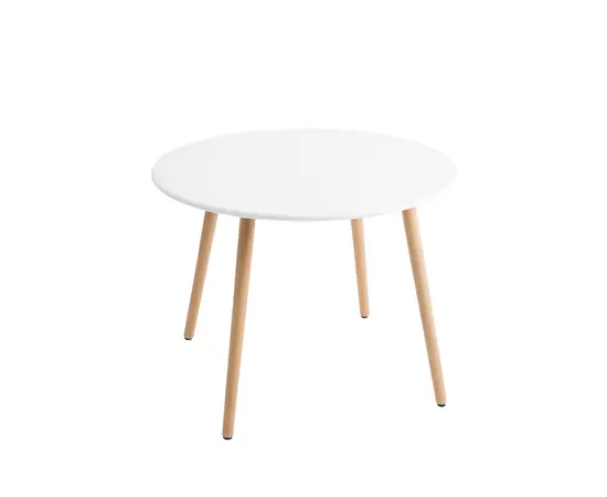 Стол обеденный 80x75 см ROOKIE ROUND TABLE WHITE Стол обеденный 80x75 см ROOKIE ROUND TABLE WHITE